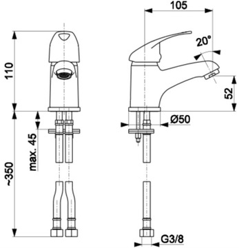 УМЫВАЛЬНИК KFA FATTER JASPIS