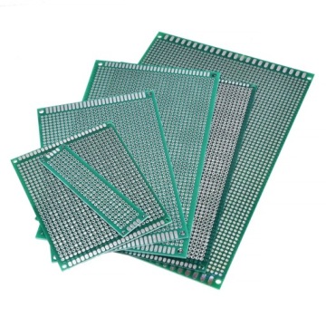 ROSFIX ДВУСТОРОННЯЯ УНИВЕРСАЛЬНАЯ ПЕЧАТНАЯ ПЛАТА ДЛЯ ПРОТОТИПИРОВАНИЯ 9X15 СМ ЗЕЛЕНАЯ