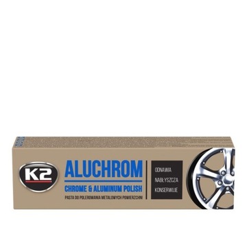 K2 ALUCHROM CZYŚCI I POLERUJE ALUMINIUM I CHROMY