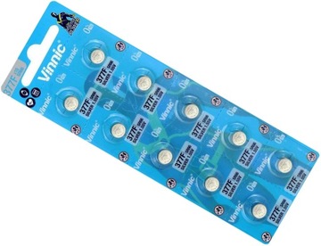 10x BATERIA SREBROWA VINNIC SR 626 SW 377 G4 SR66