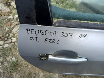 PEUGEOT 307 ДВЕРЬ ПРАВАЯ ЗАДНЯЯ ПРАВАЯ ПРАВАЯ EZRC