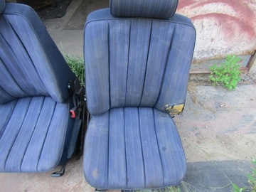 MERCEDES W124 FOTEL PRAWY PASAZERA LEWY KIEROWCY NIEBIESKI 85-93