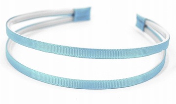 Balet Taniec Opaska Podwójna do Włosów Niebieska