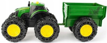 TOMY John Deere Monster z przyczepą