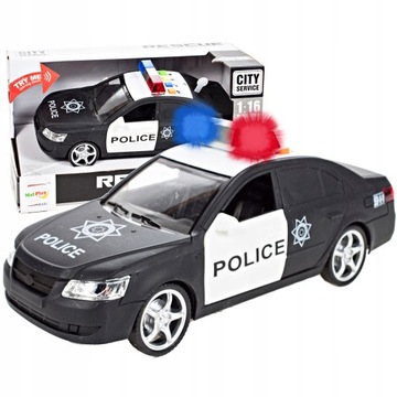 RADIOWÓZ Auto Samochód POLICJA Interaktywna 1:16