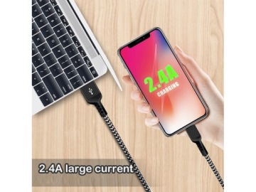 Кабель Maclean, поддерживающий быструю зарядку 2,4 А,