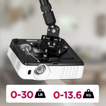Duronic PB04XL Потолочное настенное крепление для проектора