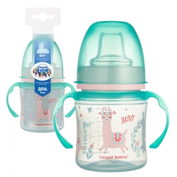 CANPOL KUBEK TRENINGOWY NIEKAPEK Ustnik 120 ml 6+