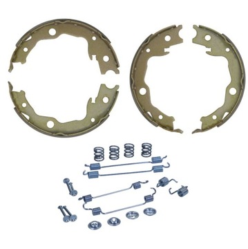 SZCZĘKI HAMULCOWE + SPRĘŻYNKI NISSAN QASHQAI 2007-