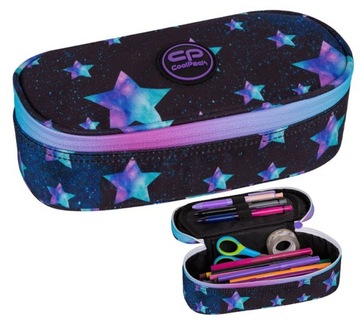 PIÓRNIK SASZETKA TUBA ETUI NA KREDKI PISAKI DZIEWCZYNKI GWIAZDY COOLPACK