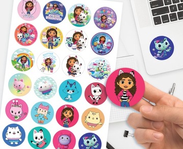 НАБОР НАКЛЕЙКОВ + ТАТУ ДЛЯ ДЕТЕЙ ДЕТСКИЙ КОШЕЧНИК GABI КАЧЕСТВО