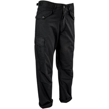 Spodnie bojówki wojskowe taktyczne Highlander M65 Combat Trousers 32 Czarne