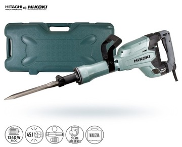 HITACHI H65SB3WT ударный молоток 1340W 45j + долото