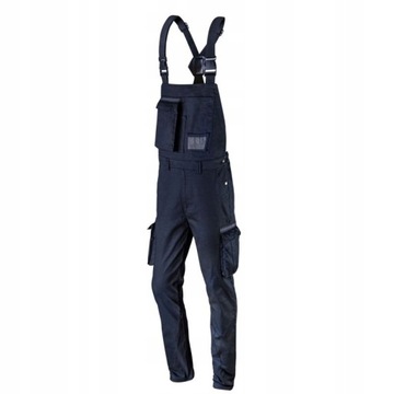 NEO spodnie ogrodniczki robocze Navy 81-244-S