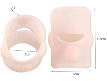 Силиконовые ленты для вросших ногтей, 2 шт., № WrP1.