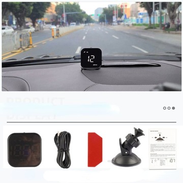 WYŚWIETLACZ PROJEKTOR LED LCD HUD OBD2 GPS USB