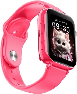 Умные часы FW59 Kiddo 4G Розовый Для детей Видеозвонки GPS SOS