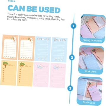 8 шт., отрывная наклейка для ноутбука, самоклеящаяся наклейка для заметок, цветной флаг