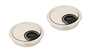 2 x METALOWY PRZEPUST KABLOWY SATYNA fi 60 mm