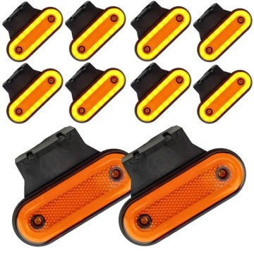 10x Licht OBRYSOWA POMARANCZOWA 20 LED diodowa OBRYSOWKI PODWIESZANA 12V24V