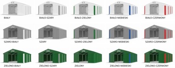 Палатка для хранения 4x6 м, круглогодичный гараж DAS 560 WP