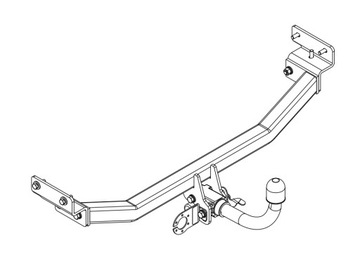 NOVÝ ODEPÍNACÍ ZAŘÍZENÍ(HÁK) TÁŽNÝ DO KIA CEED ED HATCHBACK 3/5 DRZ. 2006-09.2009