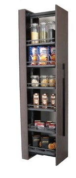 WYSOKIE CARGO MIDI 450 MM PEŁNE DNO DOCIĄG 156-191cm 5 PÓŁEK
