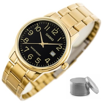 Casio МУЖСКИЕ ЧАСЫ CASIO MTP-V002G-1B (zd103a) + КОРОБКА