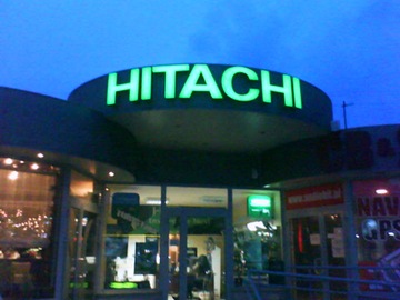 Napis HOTEL wys. 50 cm, litery blokowe, świecące