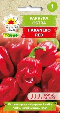 Papryka ostra Habanero Red 0,2g TORAF