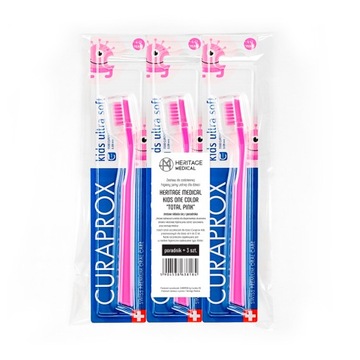 Zestaw Heritage Medical One Color ze szczoteczkami Curaprox / Total Pink