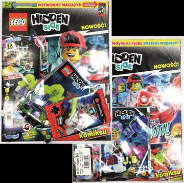 LEGO HIDDEN SIDE 3/2020 + 4/2020 PAKIET 2 MAGAZYNÓW Z 2 DODATKAMI!