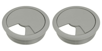 Przepust na kable przelotka Fi 60 mm popiel 2 szt