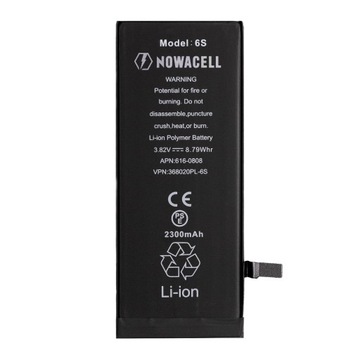 Аккумулятор NOWACELL для iPhone 6S - емкость 2300 мАч