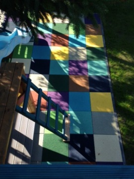 платформа для бассейна sbr 20мм фиолетовая