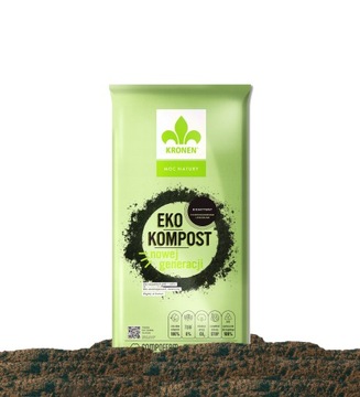 KOMPOST NAWÓZ OGRODOWY BIO AKTYWNY KRONEN UŻYŹNIA ZIEMIĘ 25L