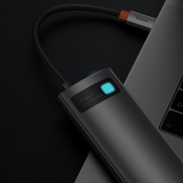 BASEUS HUB USB C HDMI/microSD/2x USB/USB C АДАПТЕР
