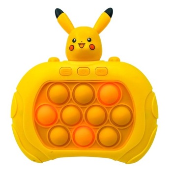 POP IT GRA ZRĘCZNOŚCIOWA PIKACZU ANTYSTRESOWA ELEKTRYCZNA PIKACHU