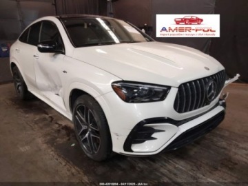 Mercedes GLE V167 2024 Mercedes-Benz GLE 53 amg coupe, 2024r., 4x4, 3.0L 3.0 Benzyna 429KM