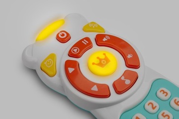 PILOT PILOCIK TV EDUKACYJNY INTERAKTYWNY MALUCHA 6M+ TOYZ DŹWIĘKI ŚWIATŁA