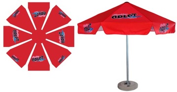 Duży Parasol Ogrodowy Reklamowy z Nadrukiem