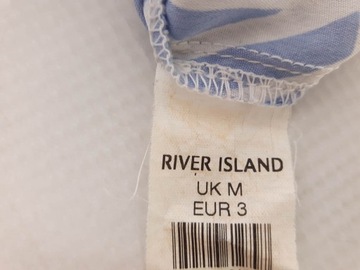 RIVER ISLAND cienki KOMBINEZON wycięte boki M