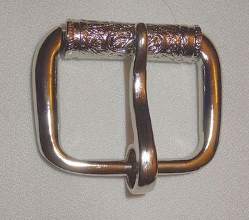 KLAMRA do paska 40mm nikiel połysk