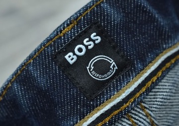 HUGO BOSS Delaware Slim Fit Męskie Spodnie Jeansowe W34 L32