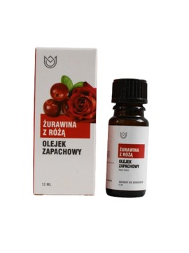 Olejek zapachowy Żurawina z różą, Naturalne arom.