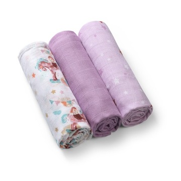 BABYONO PIELUSZKI PIELUCHY BAMBUSOWE Z WŁÓKIEN BAMBUSA BAMBOO 3SZT 397/11