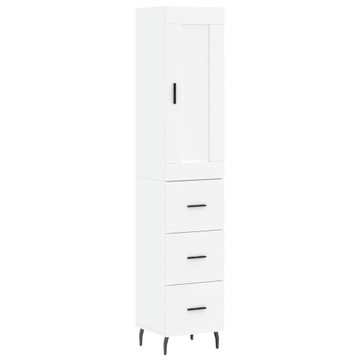VidaXL biały 34 x 34,5 x 180 cm