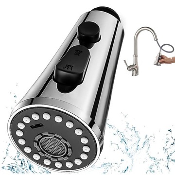 PRZEDŁUŻACZ KRANU KUCHENNEGO PERLATOR ADAPTER AERATOR DO KRANU 3 FUNKCJE