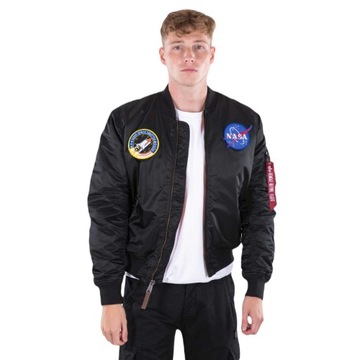 Kurtka Alpha Industries MA-1 VF NASA 166107 Czarna