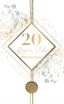 KARNET ROCZNICA ŚLUBU 20 LUX-72